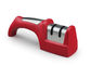 Red Home Ceramic Knife Sharpener With Comfortable Handle 205 * 65 * 52mm Size