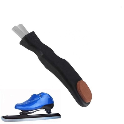 Compact Black Portable Skate Sharpener For Ice Hockey Skate 4 X 1 X 1 Inches